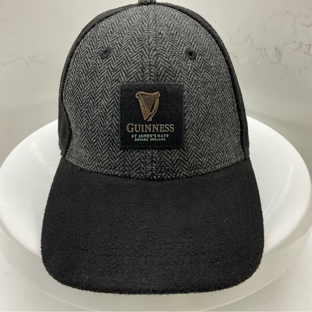 Guinness Embossed Tweed Baseball Strapback Cap